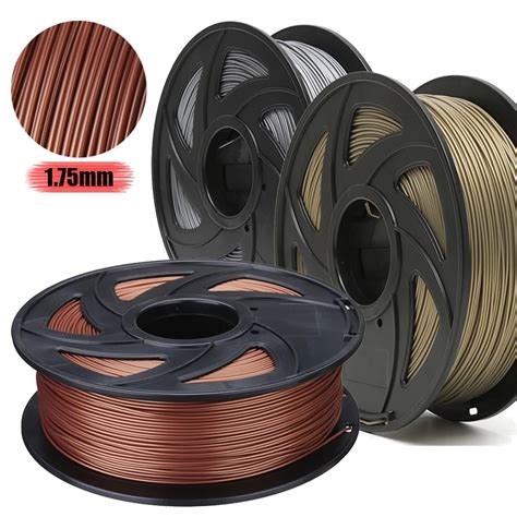 Metal 3 Color 3D Printer Filament Kit 1.75mm PLA For RepRap-in 3D ...