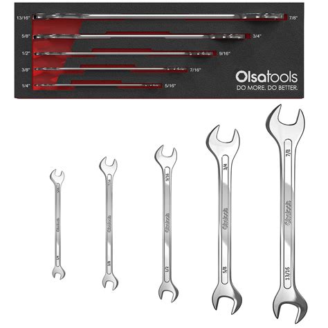 Buy Olsa Tools 1254 5pc SAE Slim Profile Wrench Set | SAE Thin Wrench ...