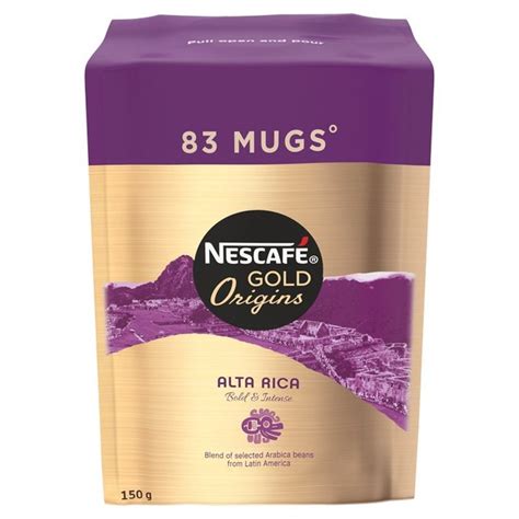 Nescafe Gold Origins Alta Rica Instant Coffee Refill 150g from Ocado