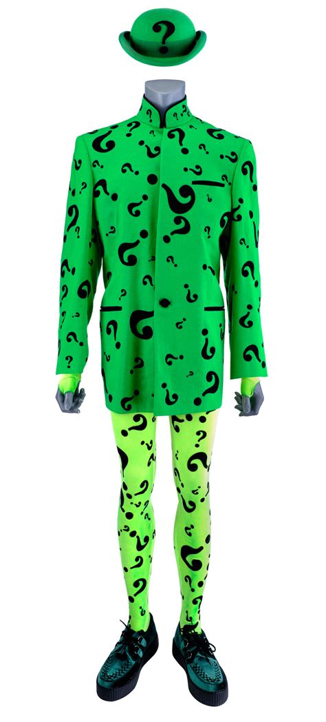 Batman Forever Jim Carrey Riddler Costume Cosplay Suit – Yicosplay