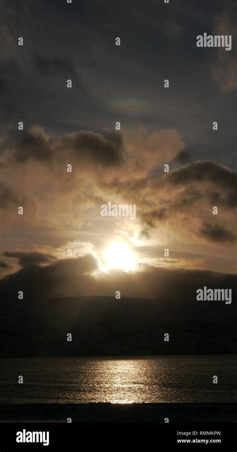 Arctic Sunset, Norway Stock Photo - Alamy