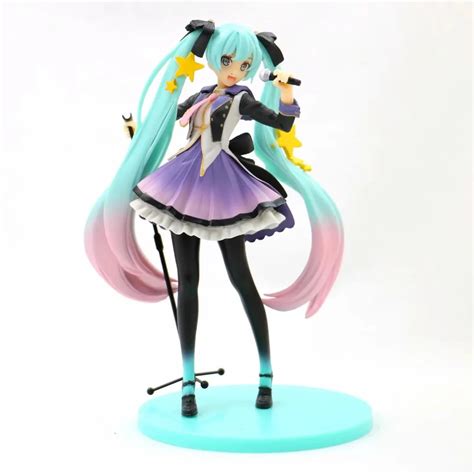 Anime Hatsune Miku 10th Anniversary Ver. Miku PVC Action Figure ...