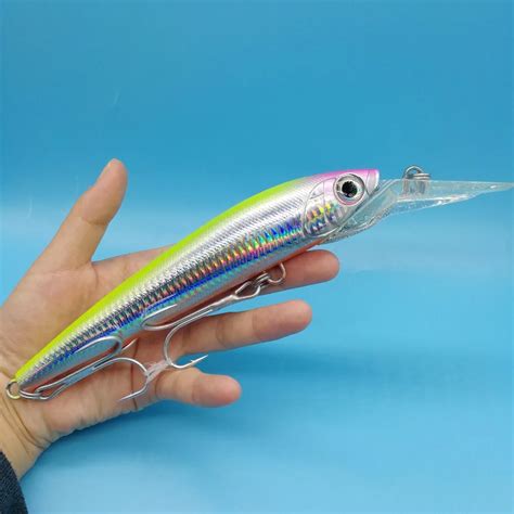 TSURINOYA 1PCS/LOT Big Minnow Sea Fishing Lure 80g/180mm Deep Sea ...