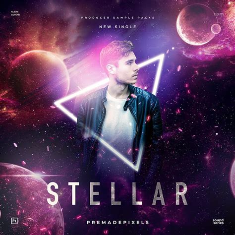 Stellar Album Cover Art - Photoshop PSD