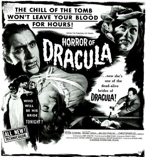 1958 ...'Horror Of Dracula' | Vampire movies, Best vampire movies, Hammer horror films