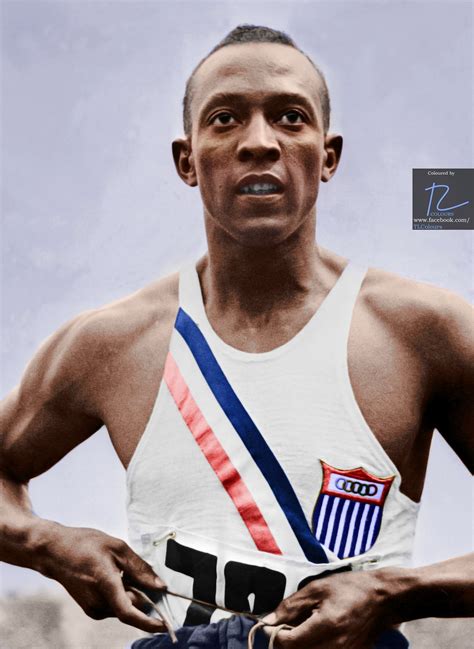 Jesse Owens 1936 Olympics In Color