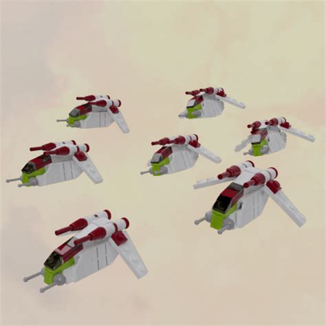 LEGO IDEAS - Mini Scale Star Wars Fleet! - LAAT Gunships