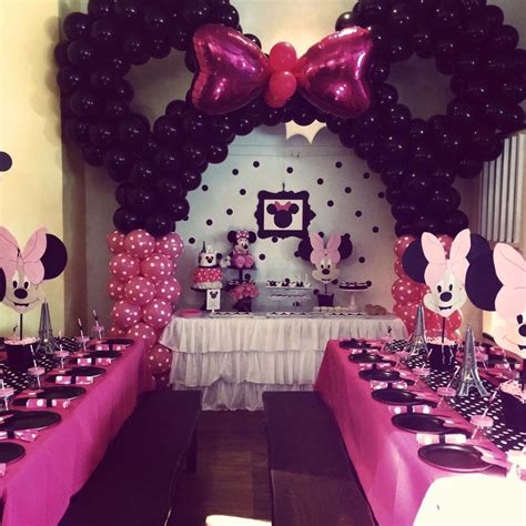 Mickey Mouse Party Food, Minnie Mouse Birthday Decorations, Minnie ...