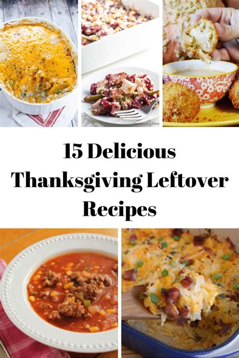 five delicious thanksgiving leftover recipes