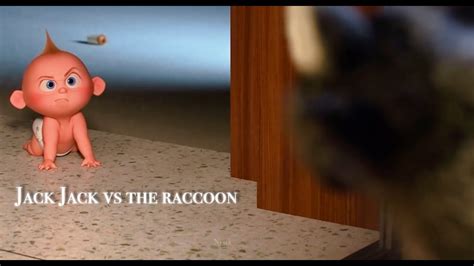 Jack Jack vs the Raccoon - YouTube