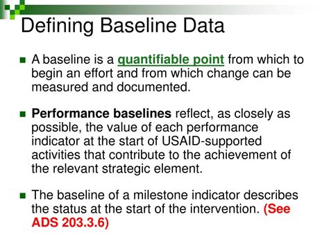 PPT - What You Need to Know About Baselines and Targets PowerPoint ...