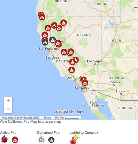 TheNewVerse.News : CALIFORNIA STATEWIDE FIRE MAP, AUGUST 2018