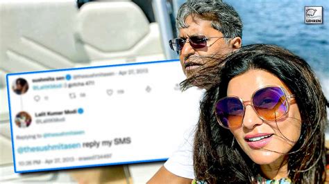 Sushmita Sen And Lalit Modi's Old Tweets Goes Viral