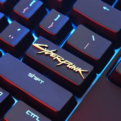 Cyberpunk Metal Mechanical Keycap CDPR Custom Keycaps Artisan | Etsy