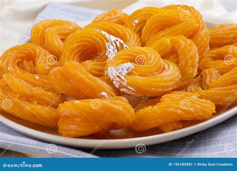 Indian Sweet Food Paneer Jalebi Stock Image - Image of jilapi, imarti: 195185981