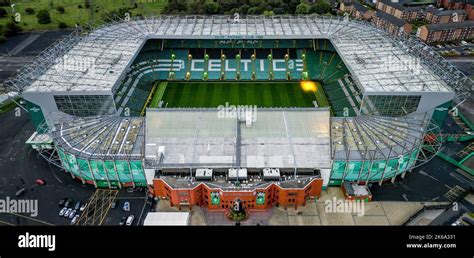 Celtic Stadium of FC Celtic Glasgow - GLASGOW, SCOTLAND - OCTOBER 05 ...