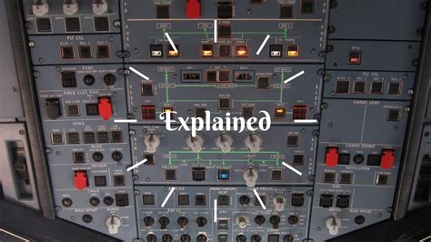 A320 Cockpit overhead buttons explained - YouTube