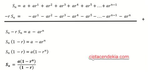 Deret Geometri, Rumus Deret Geometri, sampai Latihan Soal Deret ...