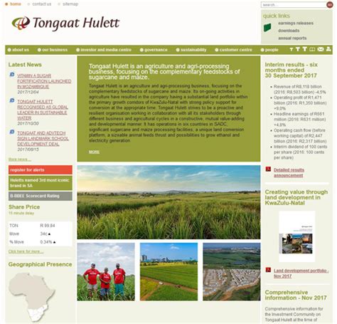 Tongaat Hulett – Tongaat – SouthAfrica | ProdAfrica Business Directory