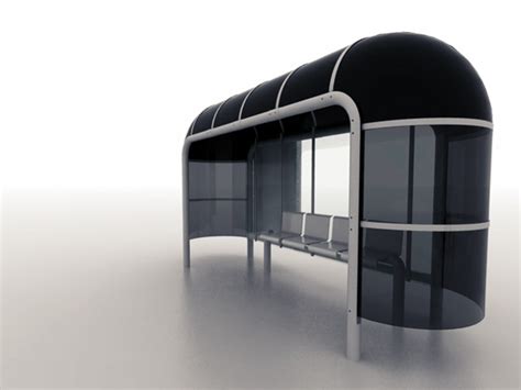 Bus stop shelter on Behance