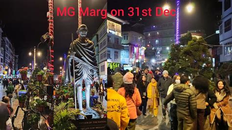 MG Marg on 31st Night| Mall Road, Gangtok | Best food joints in Gangtok| Night Club #nightlife ...