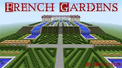 French gardens Minecraft Map