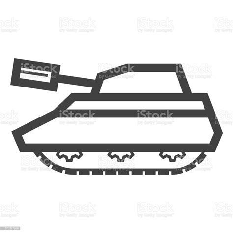 Outline Icon Tank Stock Illustration - Download Image Now - Ammunition, Armored Vehicle, Army ...