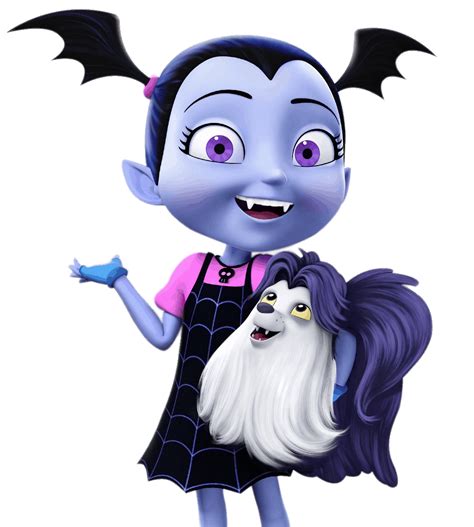 Check out this transparent Vampirina holding Wolfie PNG image