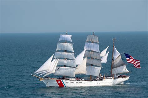 The USCGC Eagle - One of the two remaining commissioned sailing vessels in the US armed forces ...