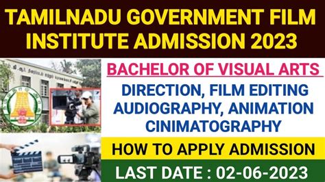 mgr film institute admission 2023 | mgr film institute courses | bachelor of visual arts ...