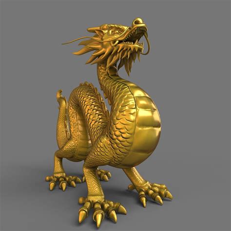 Chinees Drakenstandbeeld 4 3D-model $79 - .3ds .max .obj - Free3D