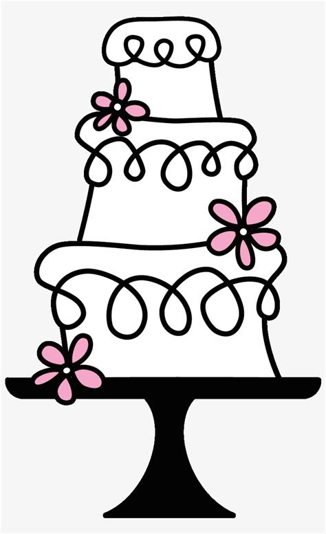 Wedding Cake Clipart Transparent - Vintage Cake Clip Art - Free Transparent PNG Download - PNGkey