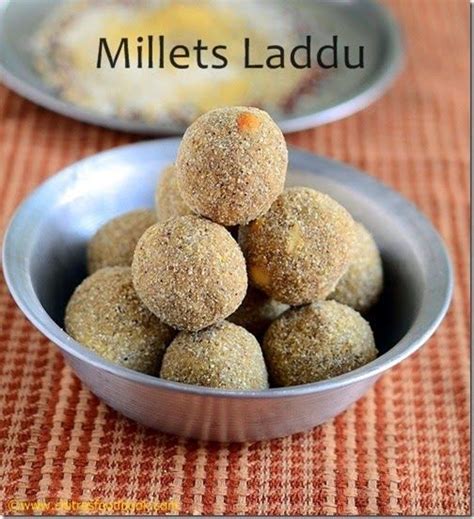 MILLET LADDU RECIPE/MILLET LADOO-MILLETS RECIPES | Laddu recipe, Indian ...