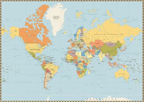 Simple and sublime. The Mercator is the finest projection, and should be used in every map that ...