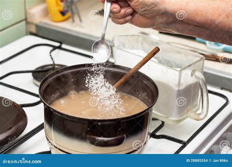 Pouring salt stock photo. Image of cuisine, pour, cook - 28885554