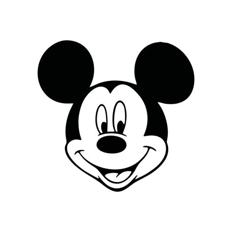 Mickey Mouse Face Svg Mickey Mouse Svg Instant | Etsy