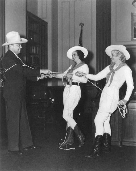 Fbi Director J. Edgar Hoover Is Lassoed Photograph by Everett - Fine ...