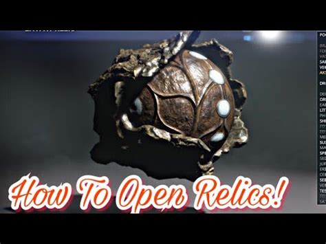 Warframe | How To Open A Void Relic - YouTube