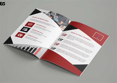 Free Bi-fold Brochure Template - Minimalist Blank Printable