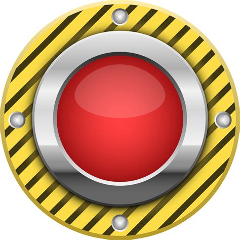 Panic button clipart design illustration 9400398 PNG