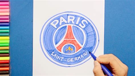 How To Draw Paris Saint Germain Badge Draw The Psg Logo Coloring | Porn ...