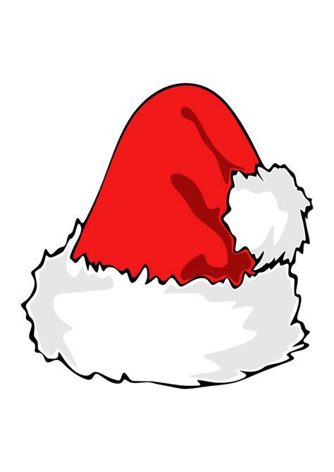 Christmas Santa Hat - free svg file for members - SVG Heart | Santa hat ...