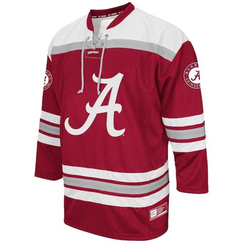 Men's Colosseum Crimson Alabama Crimson Tide Hockey Jersey