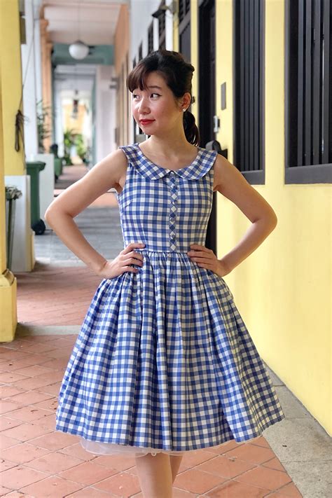 Blue Gingham Maude Dress – Shopbluebelle