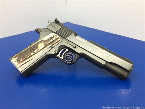 1976 Colt Gold Cup National Match Series 70 .45 ACP *GENUINE STAG GRIPS* - Bryant Ridge