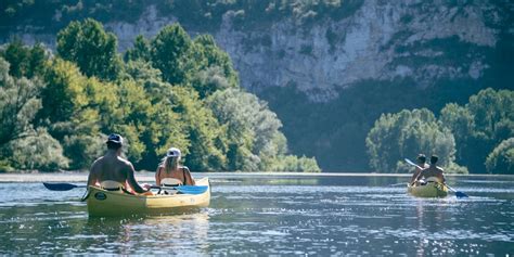 Locations de canoës et kayak sur la Dordogne avec l'office de tourisme Vallée de la Dordogne