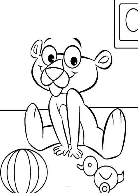 Pink panther cartoon coloring pages download and print for free