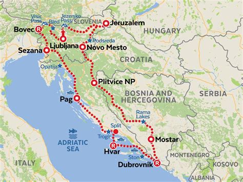 Slovenia & Croatia Convertible Self-Guided Tour | ACT