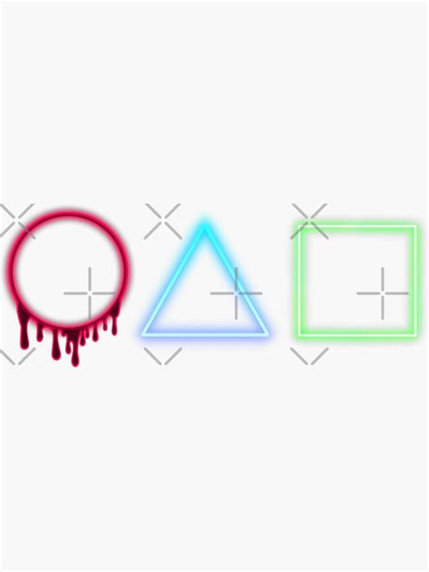 "Circle, triangle and square." Sticker for Sale by M4duu | Redbubble