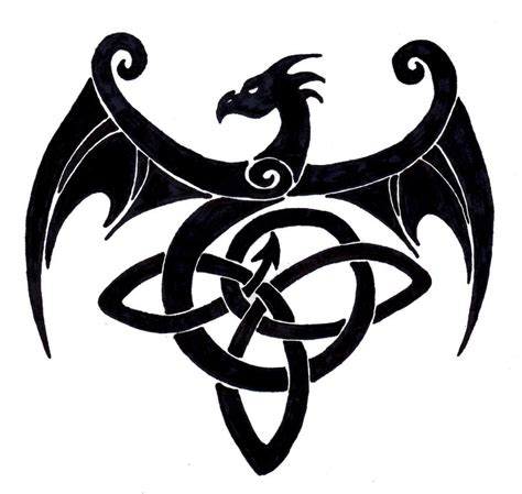 Celtic Knot Dragon by lena-bitty on DeviantArt